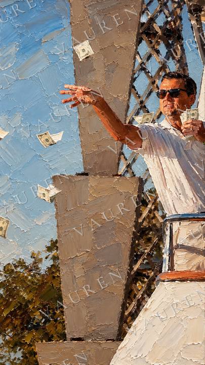 Banknotes thrown on a yacht deck — portrait wallpaper, Vauren Riviera pack